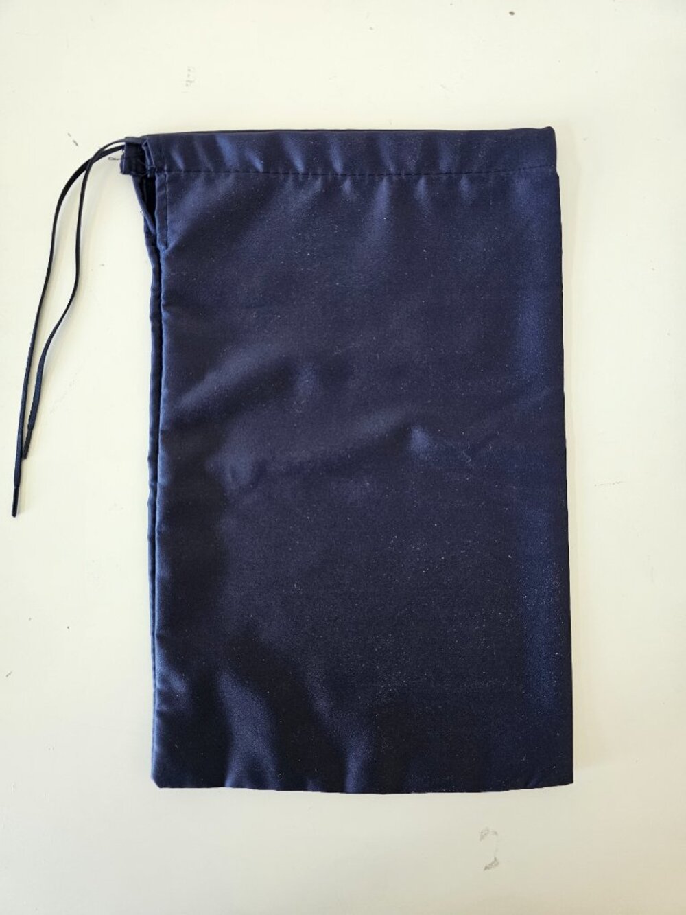 2 x New AUTH PRADA Blue Satin Storage Travel Drawstring Dust Bag 13.0"x8.5" - Picture 5 of 5